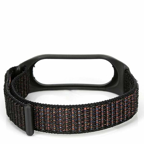 Фото - Ремінець для фітнес-браслету BeCover Nylon Style for Xiaomi Mi Smart Band 7 Black (707655)