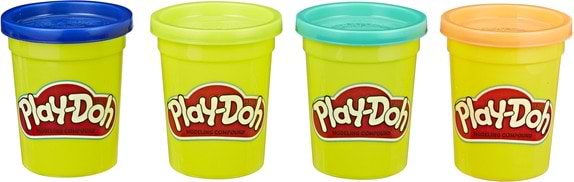 Фото - Расходники Hasbro Play-Doh 4 баночки WILD (B5517_E4867)