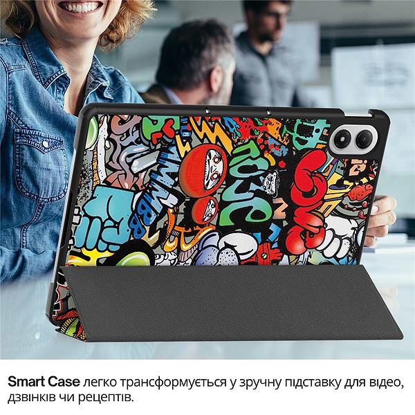 Фото - Чохол для планшету BeCover Smart Case for Xiaomi Redmi Pad 2 Pro 12.1" Graffiti (714639)