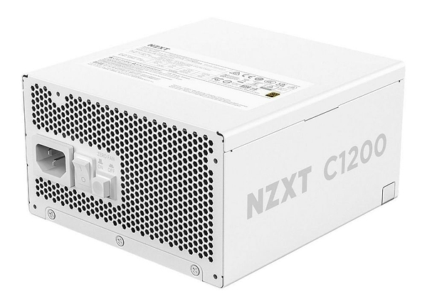 Фото - Блок живлення для ПК NZXT ATX 3.1 1200 Watt 80 Plus Gold Fully Modular Low-Noise Power Supply White (PA-2G2BW-EU)