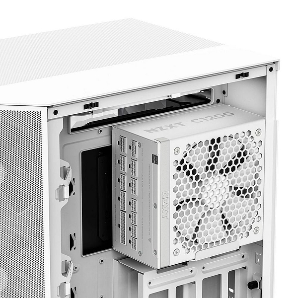 Фото - Блок живлення для ПК NZXT ATX 3.1 1200 Watt 80 Plus Gold Fully Modular Low-Noise Power Supply White (PA-2G2BW-EU)