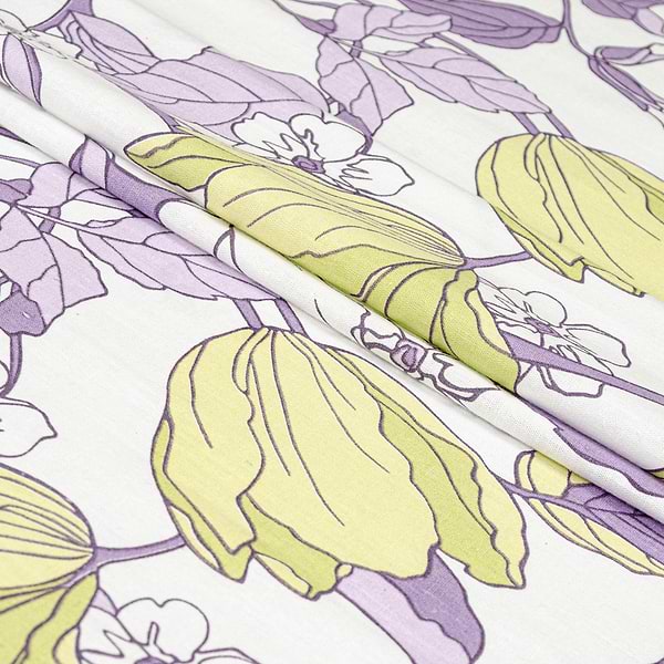 Фото - Комплект постільної білизни Home Line ВЕСНЯНИЙ ВЕЧІР бязь 143х215 см Щ140 нав. 50х70 Бузково-зелений (174438)