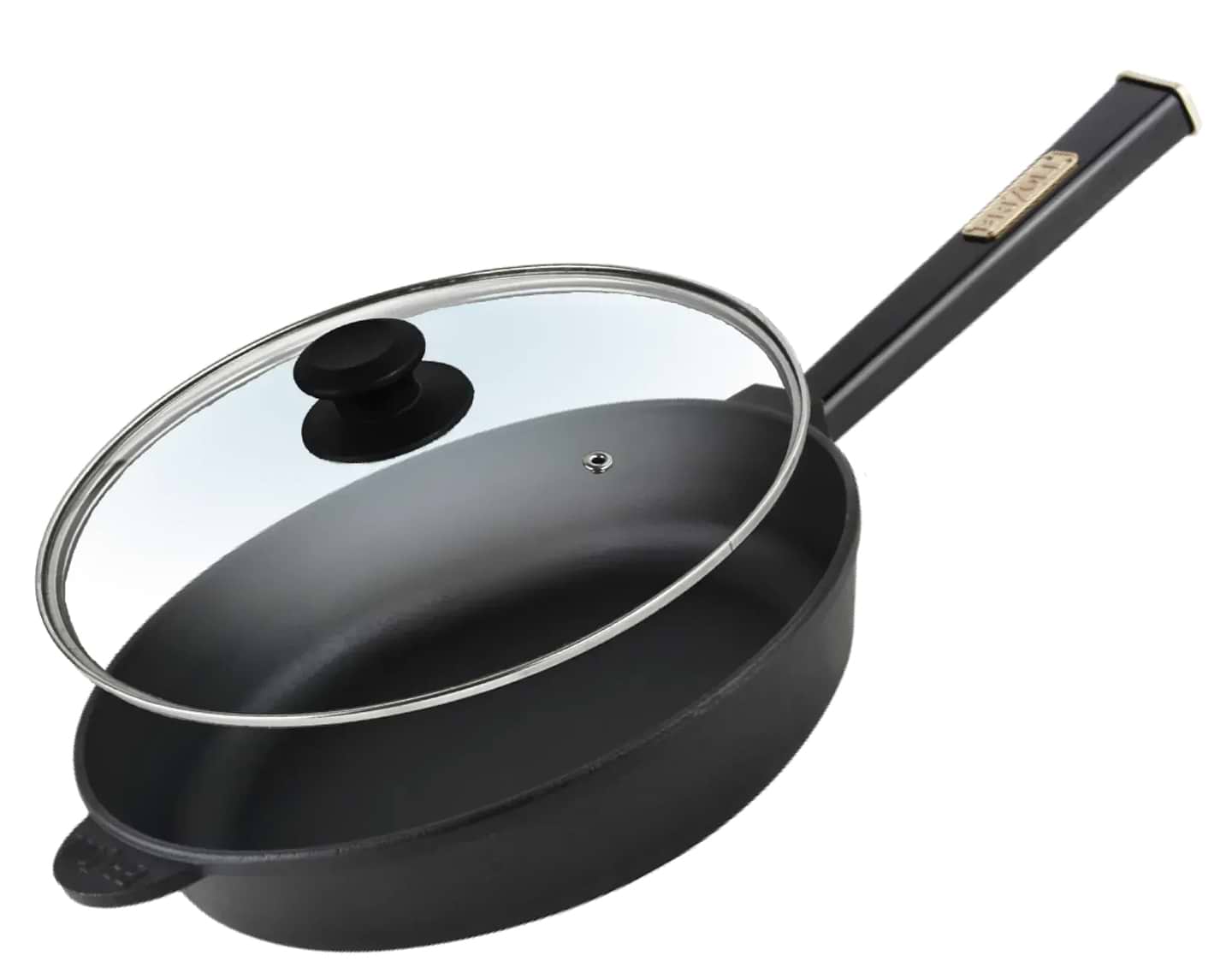 Сковорода універсальна Brizoll O2660-P1-C Optima-Black 260х65,5 мм, з кришкою - Фото 1