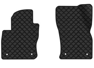 Килимки з екошкіри в салон авто передні EVAtech для Tiguan (Mk 2) Volkswagen 2016-2020 2 покоління SUV EU (VW31492AN2AV4BBB)