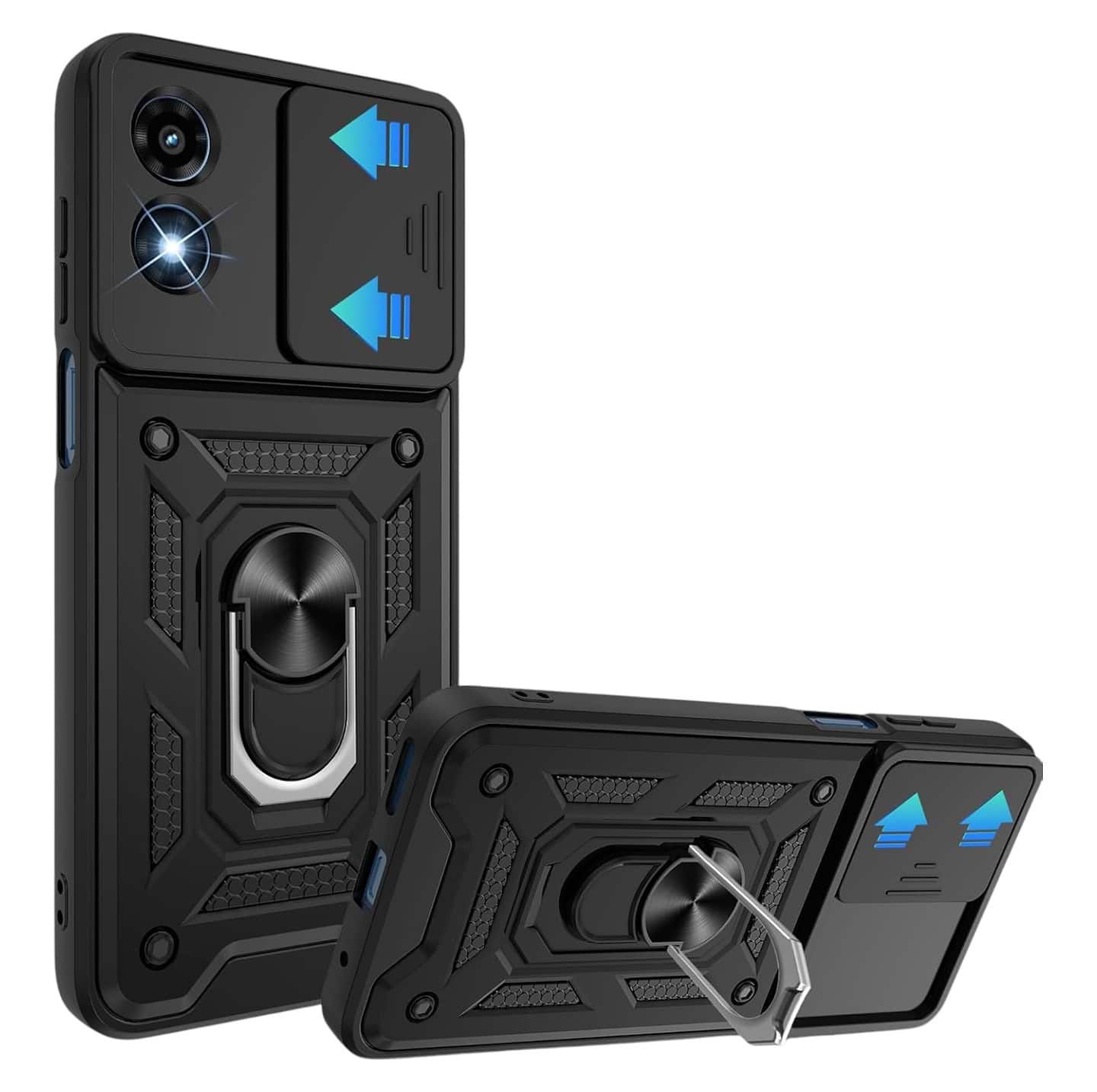 Чохол для смартфону BeCover Military for Motorola Moto G04/G04s Black (713062) - Фото 1