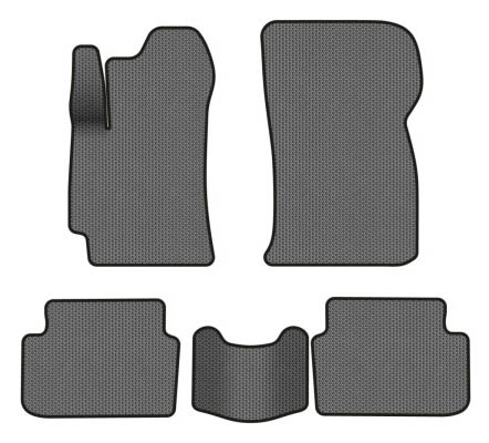 EVA коврики в салон авто EVAtech для Lanos Daewoo 1998-2017 1 поколение Htb EU DO31959C5SGB