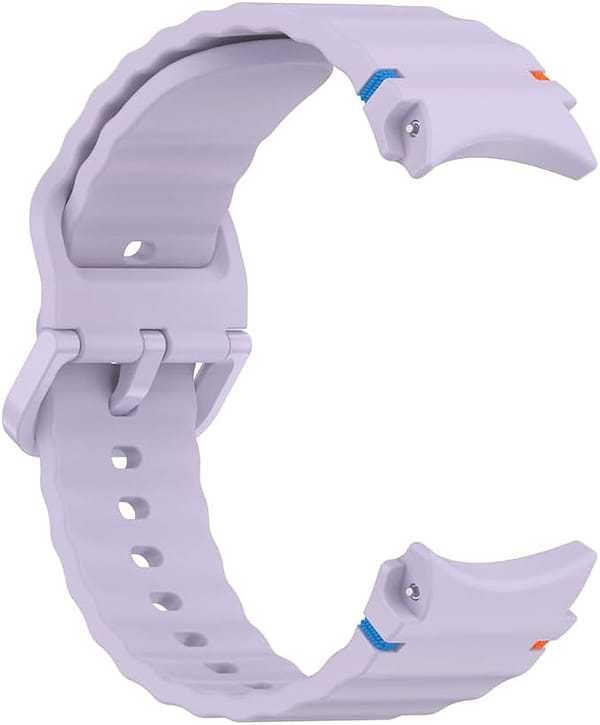 Фото - Ремешок для смарт-часов BeCover Ribbed Tape for Samsung Galaxy Watch (20mm) 3 41mm/4 40mm-44mm/5 40-44mm/6 40-44mm/7 40-44mm Purple (712048)