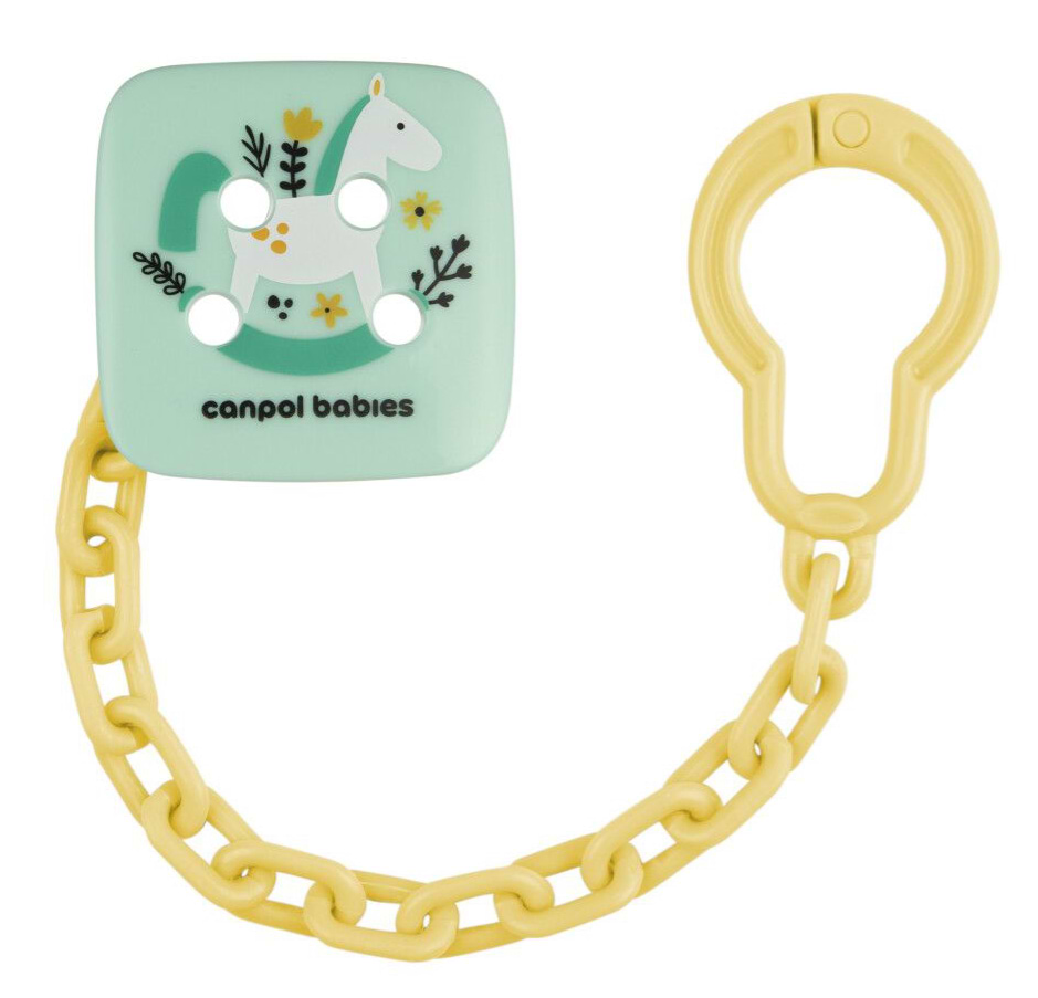 Держатель пустышек Canpol babies TOYS зеленый (2/438_gre)