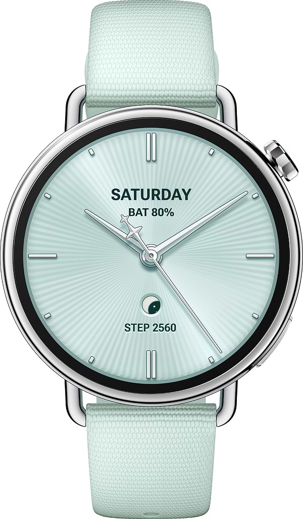 Фото - Смарт-часы Xiaomi Watch S4 41mm Fluororubber Strap Mint Green