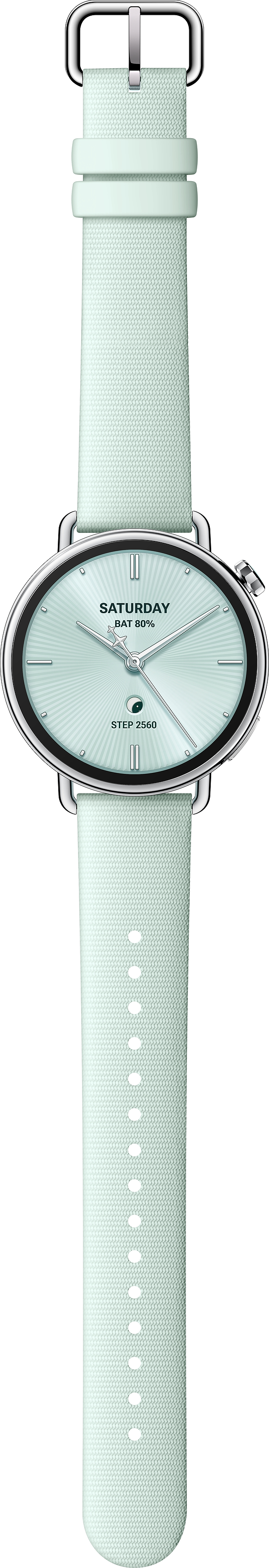 Фото - Смарт-часы Xiaomi Watch S4 41mm Fluororubber Strap Mint Green
