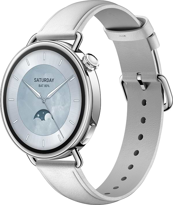 Фото - Смарт-годинник Xiaomi Watch S4 41mm Leather Strap White