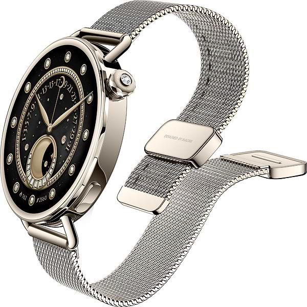 Фото - Смарт-часы Xiaomi Watch S4 41mm Milanese Strap Sunset Gold