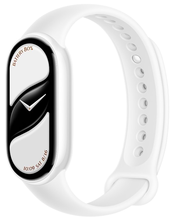 Фото - Фітнес-браслет Xiaomi Smart Band 10 Ceramic Edition Pearl White