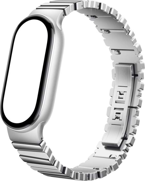 Ремінець для фітнес-браслета Xiaomi 
for Band 10 Asymmetrical Metal Strap Silver (BHR07YHGL)
