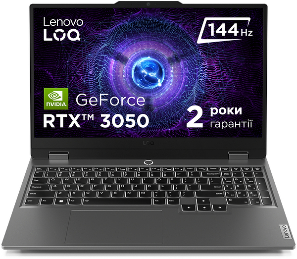 Фото - Ноутбук игровой Lenovo LOQ 15IRX9 (83DV01EKRA) Luna Grey
