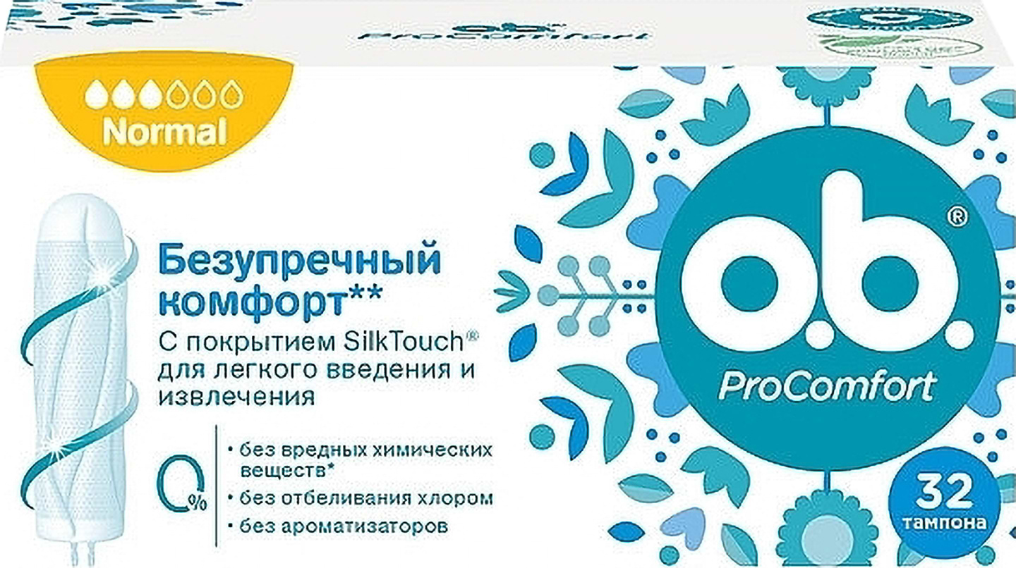Тампони гігієнічні o.b. ProComfort Normal 32 шт. (3574661329871)
