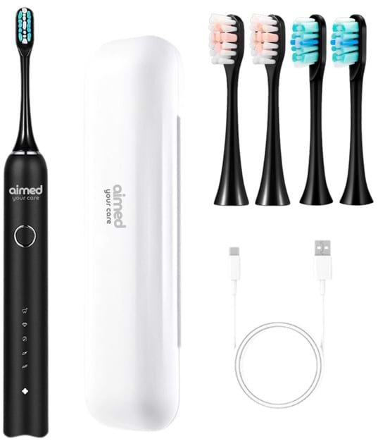 Фото - Зубная щетка электрическая AIMED Neo Pro Black (AI-NeoPro_bk)