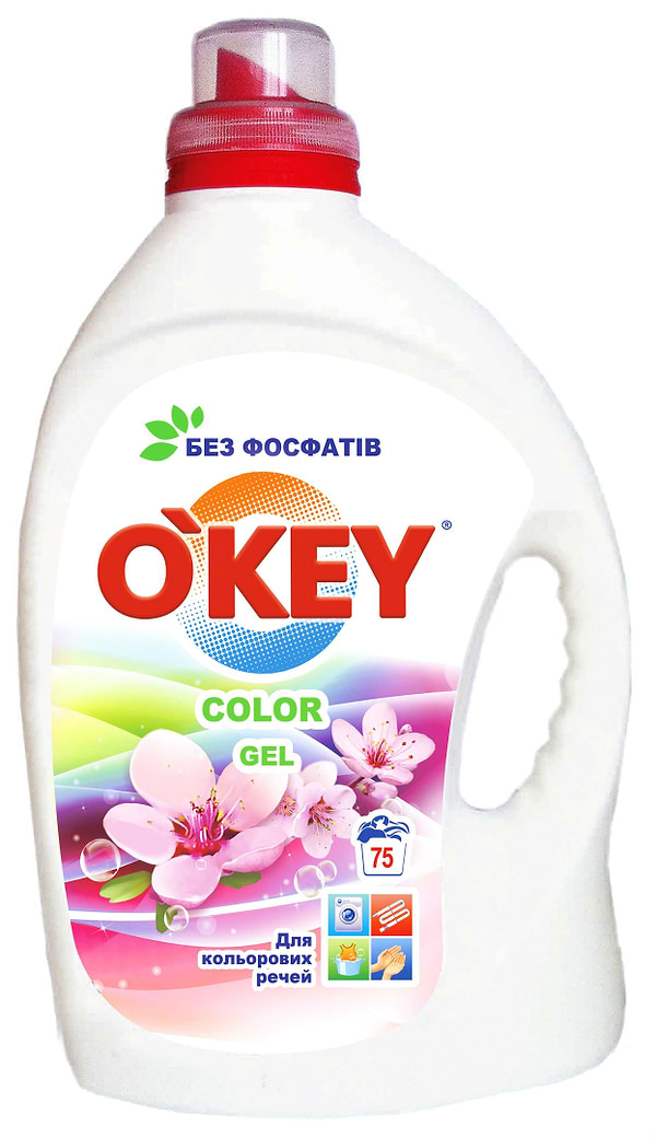 Фото - Гель для стирки O'key Color, 3 л Фото - Гель для стирки O'key Color, 3 л