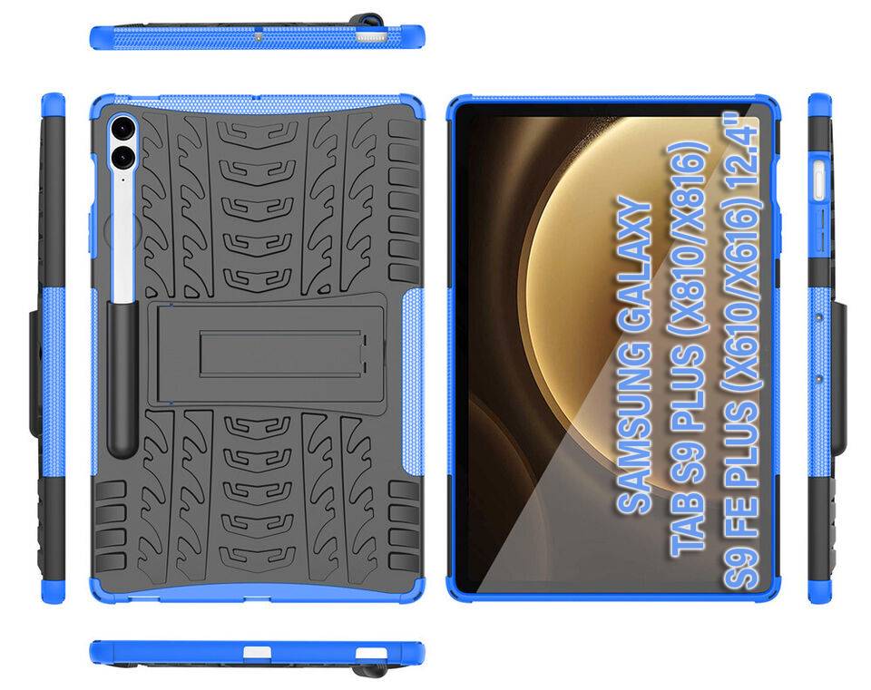 Чехол для планшета BeCover for Samsung Galaxy Tab S9 Plus (SM-X810/SM-X816)/S9 FE Plus (SM-X610/SM-X616) 12.4"" Blue (710763) - Фото 1