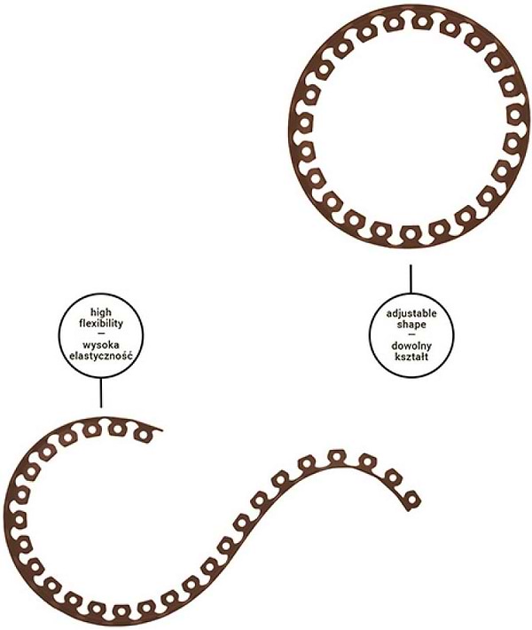 Фото - Лента газонная BRADAS Easy Border 4x1000 см Коричневый (OBEBR4010SET)