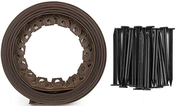 Фото - Лента газонная BRADAS Easy Border 4x1000 см Коричневый (OBEBR4010SET)