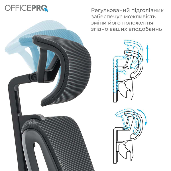 Фото - Кресло офисное OfficePro Harmony (OC310-B-B-B) Black