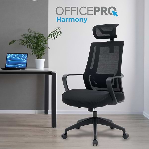 Фото - Кресло офисное OfficePro Harmony (OC310-B-B-B) Black