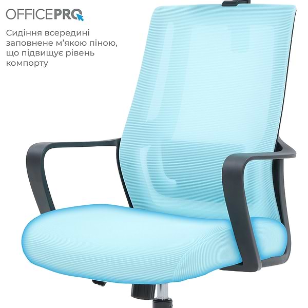 Фото - Кресло офисное OfficePro Harmony (OC310-B-BL-BL) Black/Blue