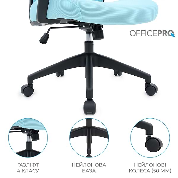 Фото - Кресло офисное OfficePro Harmony (OC310-B-BL-BL) Black/Blue