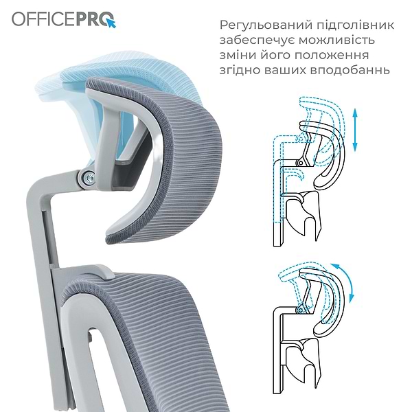 Фото - Кресло офисное OfficePro Harmony (OC310-G-G-G) Gray