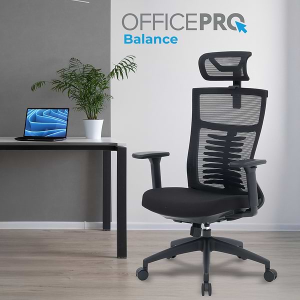 Фото - Кресло офисное OfficePro Balance (OC550-B-B-B) Black