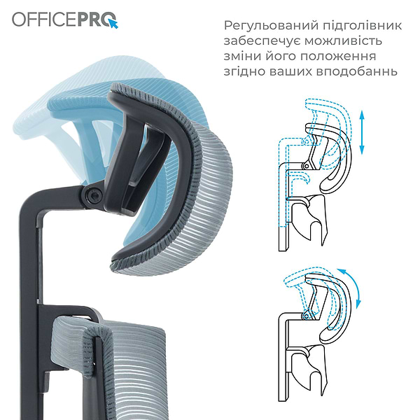 Фото - Кресло офисное OfficePro Balance (OC550-B-DG-DG) Black/Dark Gray