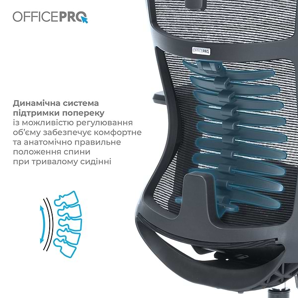 Фото - Кресло офисное OfficePro Balance (OC550-B-DG-DG) Black/Dark Gray