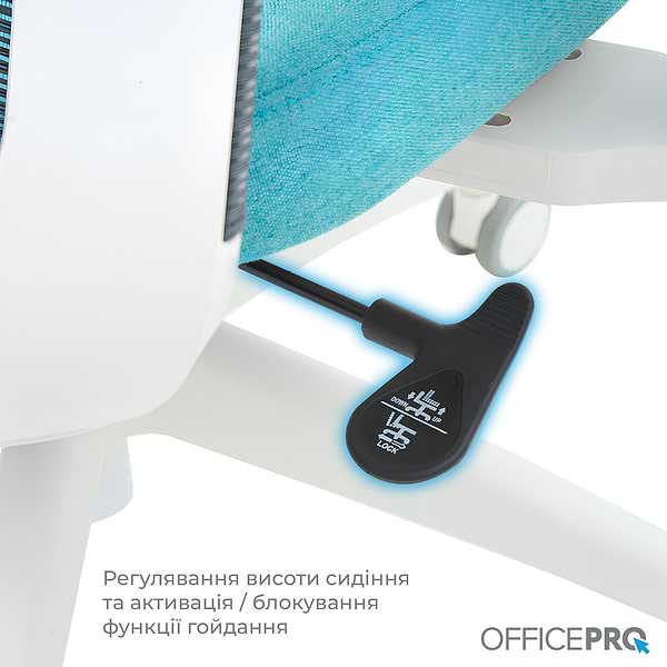 Фото - Кресло офисное OfficePro Balance (OC550-W-DG-BL) White/Dark Gray/Blue
