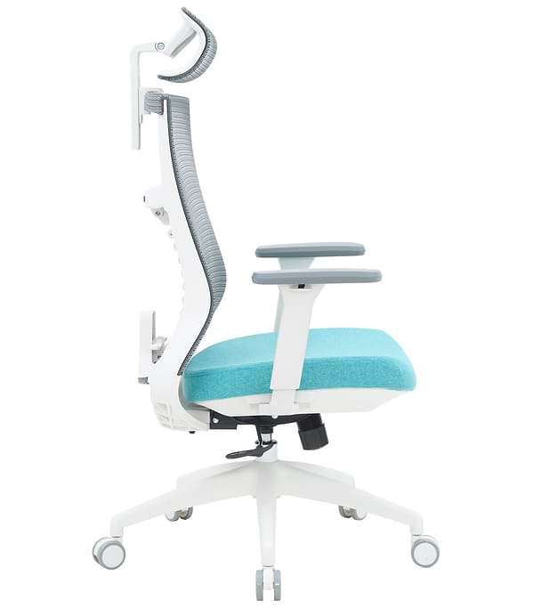 Фото - Кресло офисное OfficePro Balance (OC550-W-DG-BL) White/Dark Gray/Blue