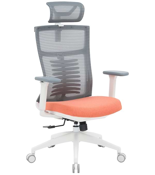 Фото - Кресло офисное OfficePro Balance (OC550-W-DG-OR) White/Dark Gray/Orange