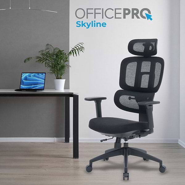 Фото - Кресло офисное OfficePro Skyline (OC580-B-B-B) Black