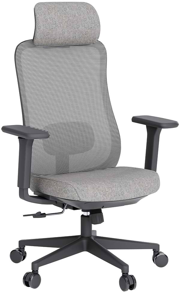 Фото - Крісло офісне OfficePro Wave (OC599-B-DG-DG) Black/Dark Gray