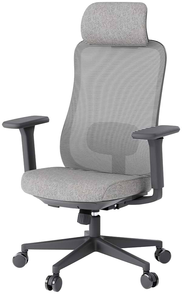 Фото - Крісло офісне OfficePro Wave (OC599-B-DG-DG) Black/Dark Gray