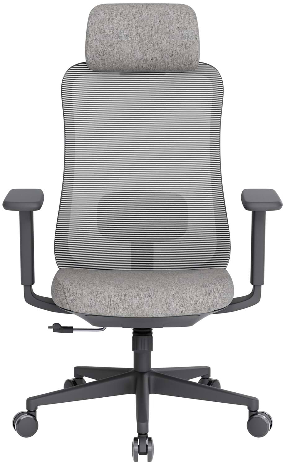 Крісло офісне OfficePro Wave (OC599-B-DG-DG) Black/Dark Gray - Фото 1