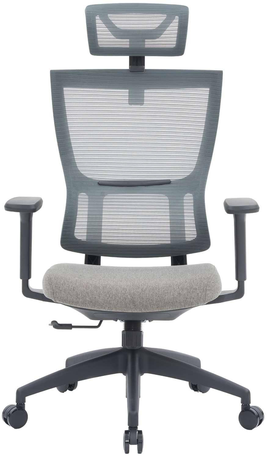 Крісло офісне OfficePro Elegant (OC600-B-DG-DG) Black/Dark Gray - Фото 1