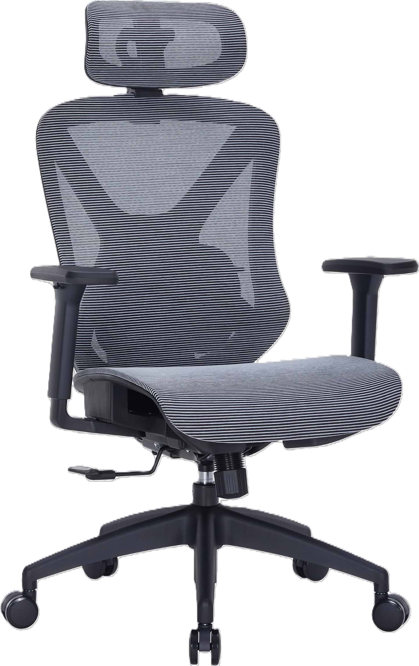 Крісло офісне OfficePro Atlas (OC630-B-DG-DG) Black/Dark Gray - Фото 1