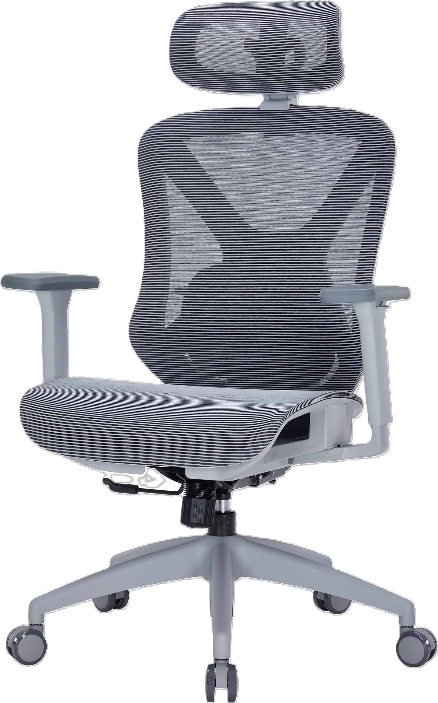 Крісло офісне OfficePro Atlas (OC630G-DG-DG) Gray/Dark Gray - Фото 1