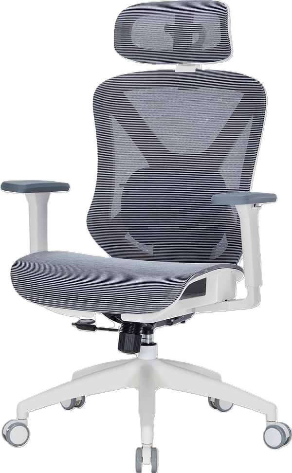 Фото - Крісло офісне OfficePro Atlas (OC630-W-DG-DG) White/Dark Gray