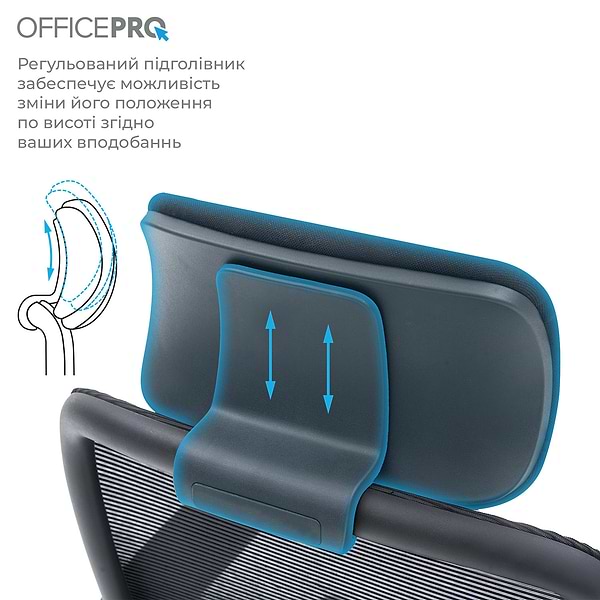 Фото - Кресло офисное OfficePro Wave (OC670-B-B-B) Black