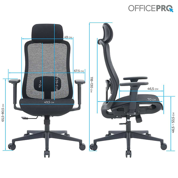 Фото - Кресло офисное OfficePro Wave (OC670-B-B-B) Black