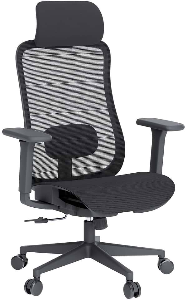 Фото - Кресло офисное OfficePro Wave (OC670-B-B-B) Black