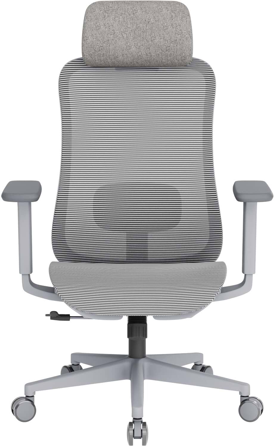 Кресло офисное OfficePro Wave (OC670-G-G-G) Gray - Фото 1