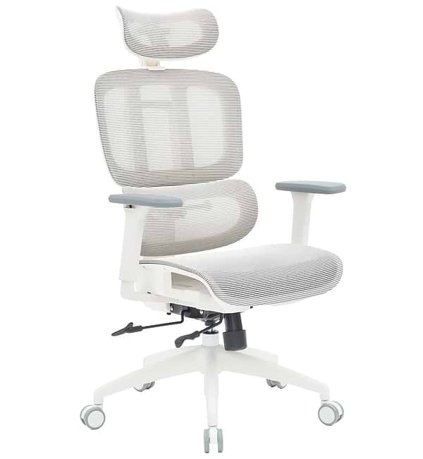 Фото - Кресло офисное OfficePro Skyline (OC680-W-LG-LG) White/Light Gray