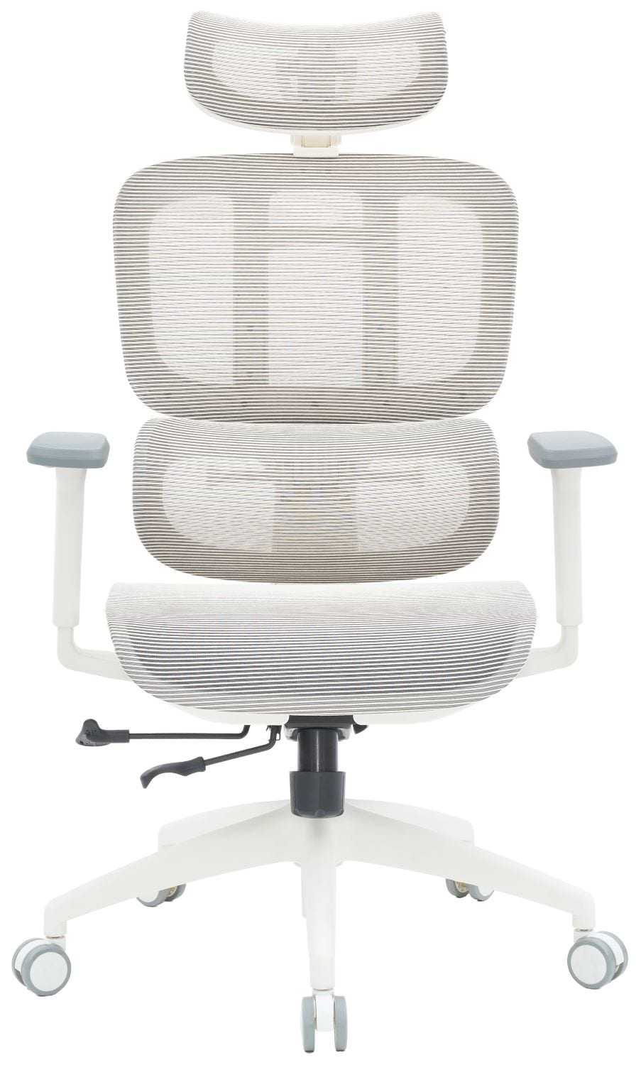 Кресло офисное OfficePro Skyline (OC680-W-LG-LG) White/Light Gray - Фото 1